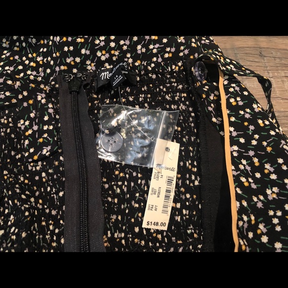 2x HP 🎉 NWT Madewell Playground Posies Jumpsuit - Picture 6 of 6